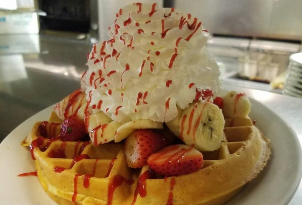 Strawberry Banana Waffle