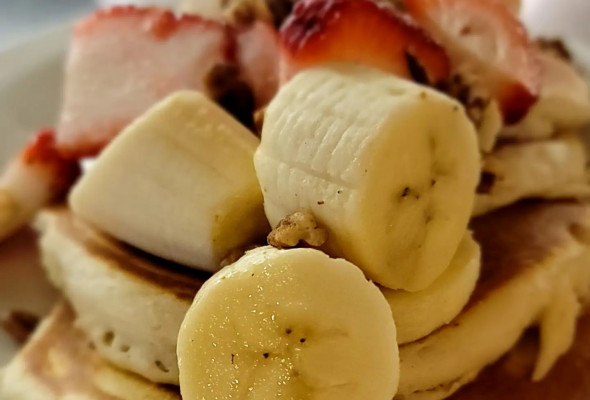 Fruit & Nut Pancakes