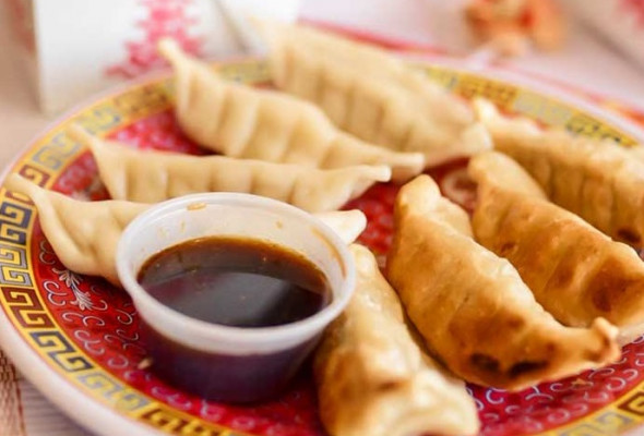 Fried or Steamed Dumplings (7pcs) Appetizer