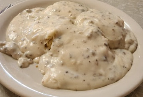Homemade Biscuits & Gravy