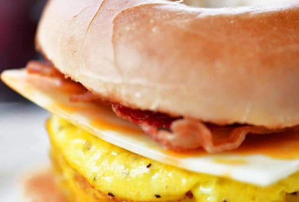 Sausage Egg & Cheese Bagel