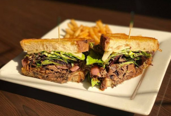 BBQ Short Rib Sandwich
