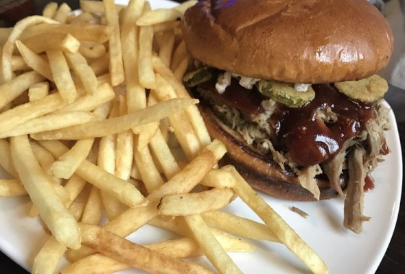 Carolina Smoked Pulled Pork Sandwich