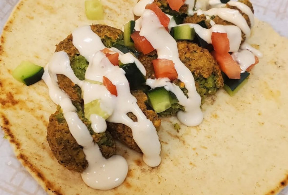 Mediterranean Falafel Wrap