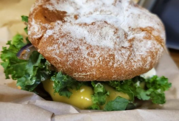 Impossible Munchroom Burger