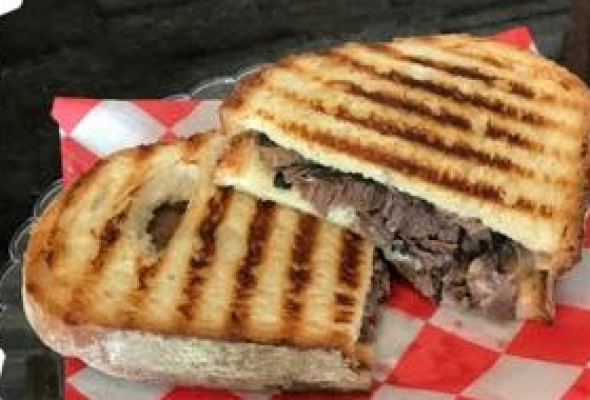 Pot Roast & Blue Cheese Panini