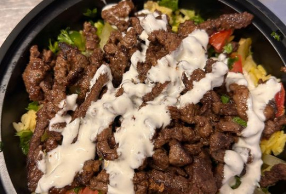 Shawarma on Rice