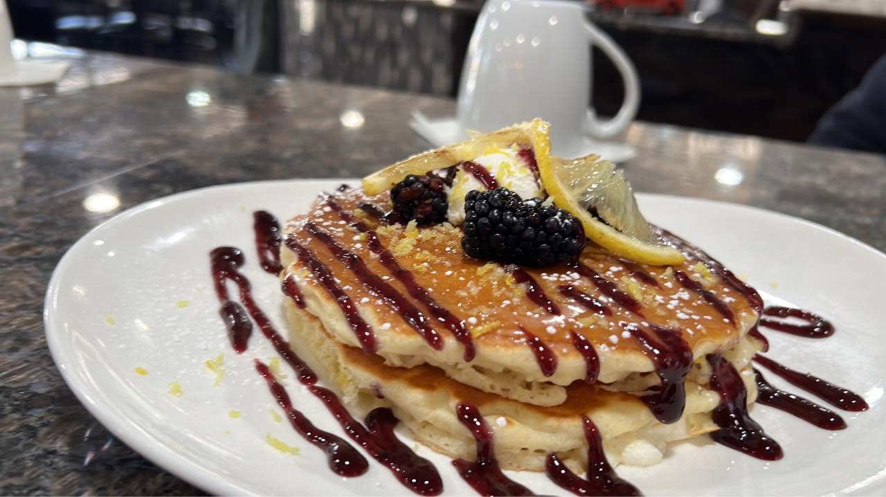 Lemon Berry Ricotta Pancake