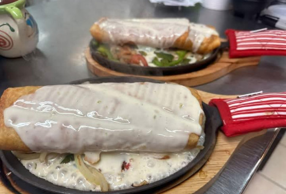 Fajita chimichangas