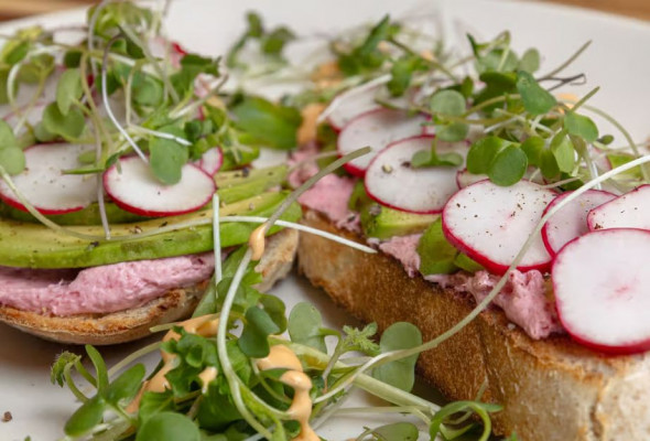Avocado Beet Toast