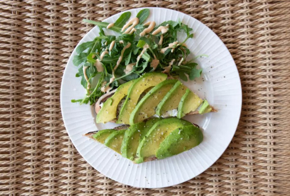 Dill Cream Cheese Avocado Toast