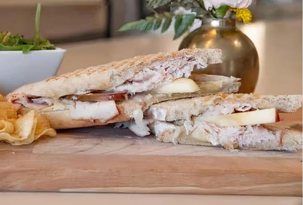 Turkey Brie Apple Panini