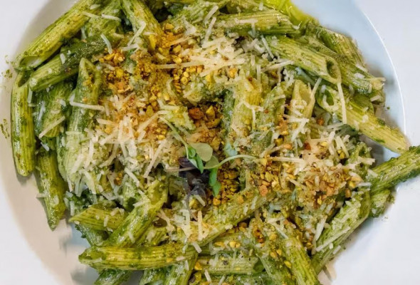 Pistachio Pesto Penne Pasta