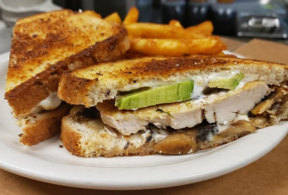 Chicken Avocado Melt Sandwich